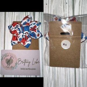 2/$10 Dog/cat over the collar flower handmade new #5